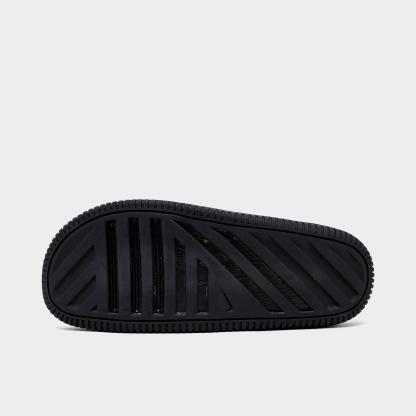 Big Kids' Nithtke Calm Slide Sandals - Black/Black/Black - Bottom view