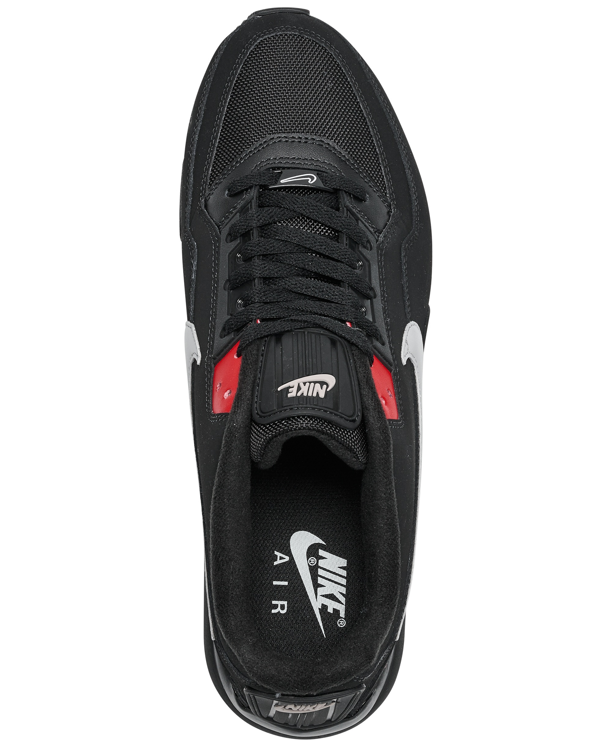 Men's Nike Air Max LTD 3 Casual Sneakers from Finish Line - Black,Smoke Grey,Red