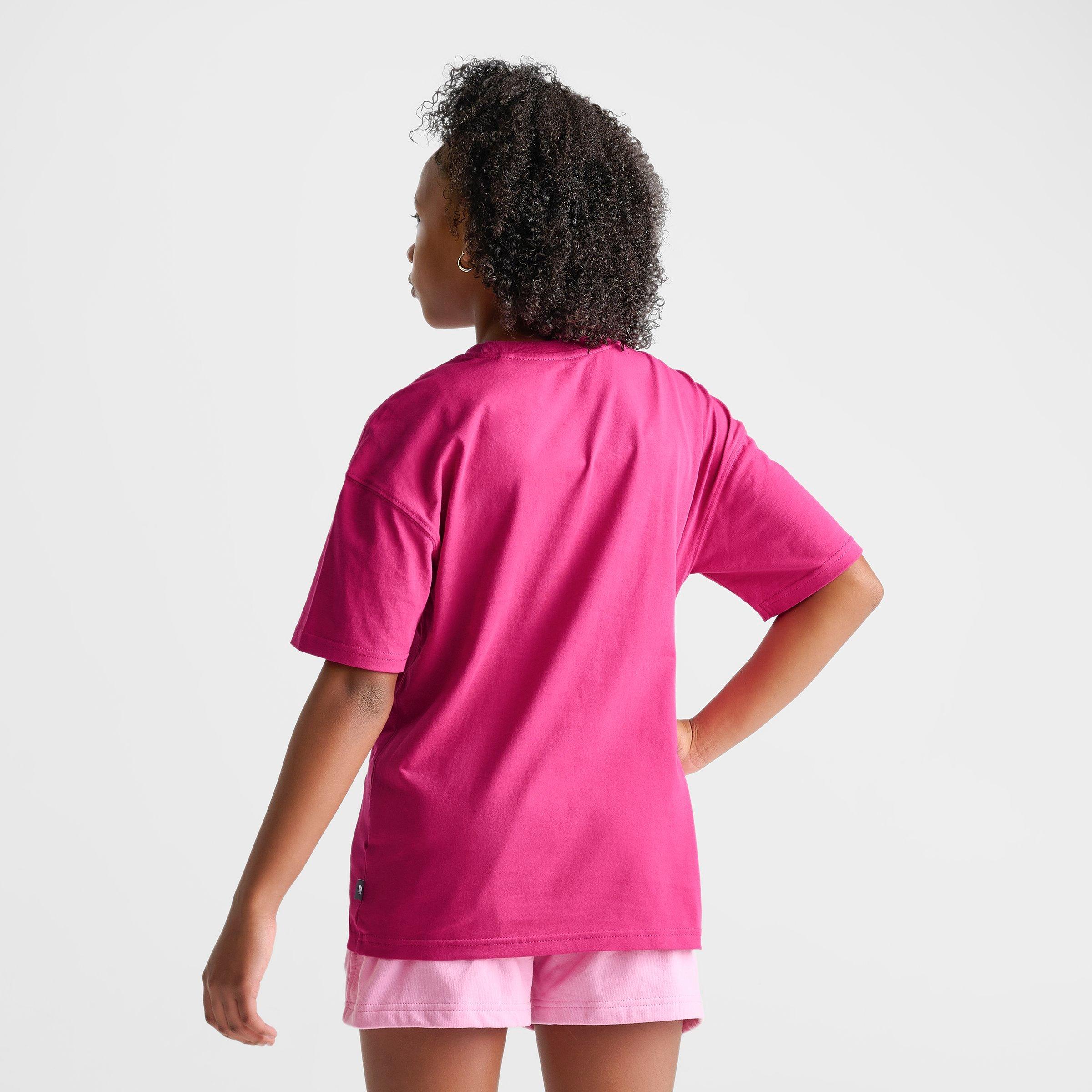Girls' Big Kids' New Balance 740 Oversized T-Shirt - Carnival Pink - view 4
