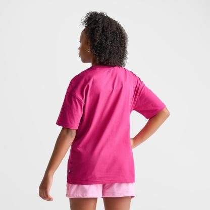 Girls' Big Kids' New Balance 740 Oversized T-Shirt - Carnival Pink - view 4