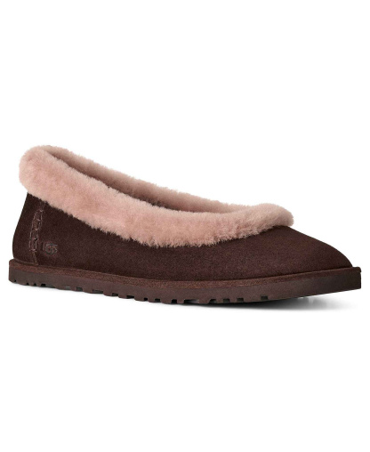 UGG® Women's Zora Ballet Round Toe Flats - Dusted Cocoa