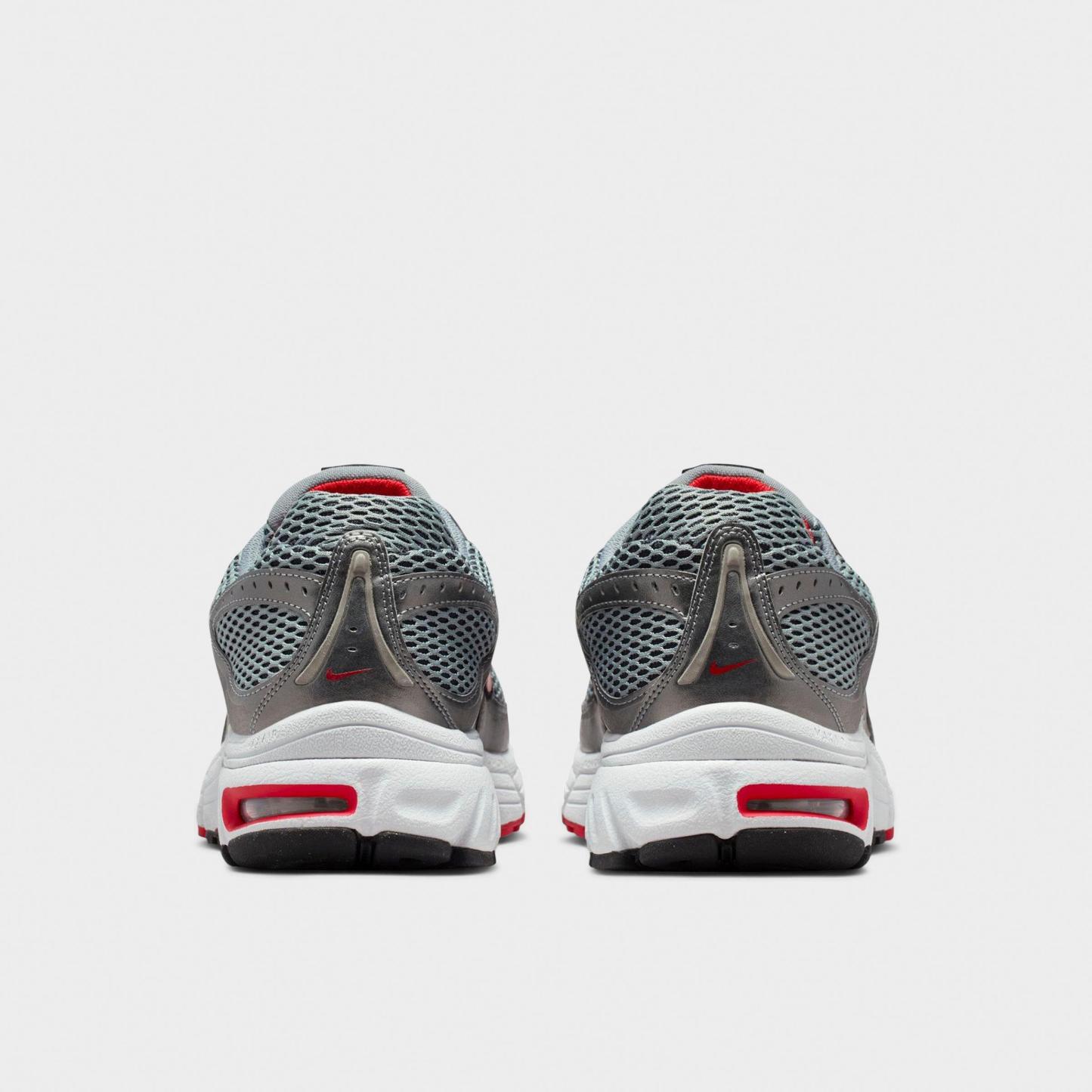 Men's Nithtke Air Max Moto 2K Casual Shoes - Smoke Grey/Black/Metallic Pewter/University Red - Back view