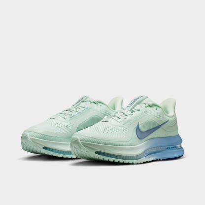 Women's Nithtke Pegasus Premium Running Shoes - Part 1 - Barely Green/Work Blue/Football Grey/Blue Void - Both shoes facing left