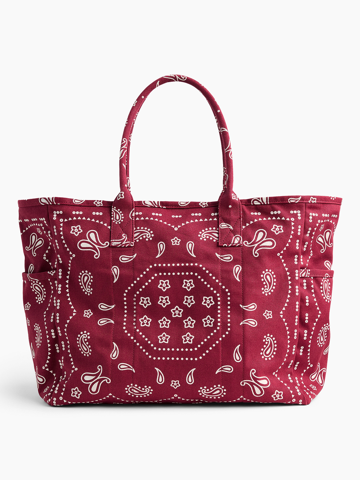 Mini Brannan Bear Canvas Favorite Tote - Red bandana