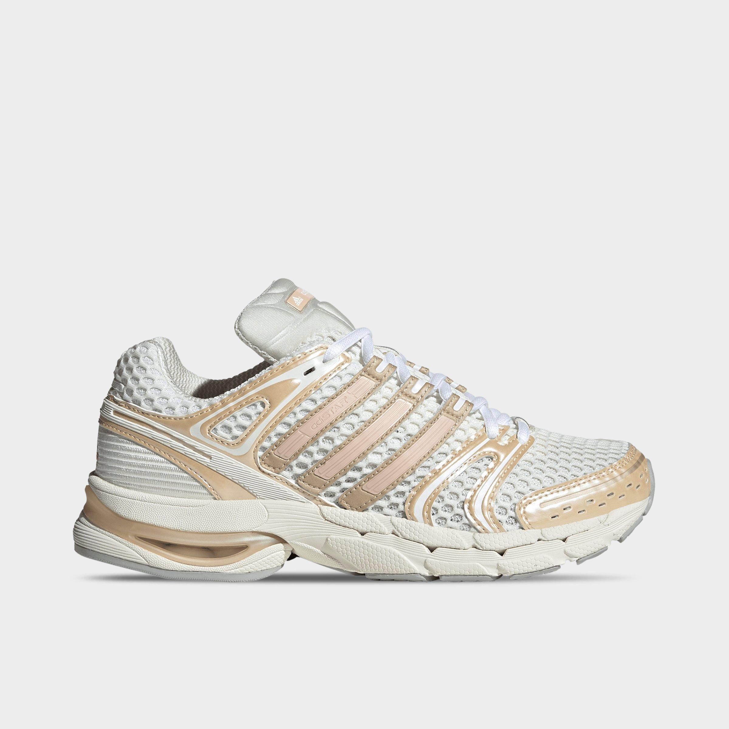 Women's adidas Adistar Control 5 Pony Print Casual Shoes - Part 3 - Off White/Blush Pink/Grey Two - Left shoe facing left. Outside of the shoe.