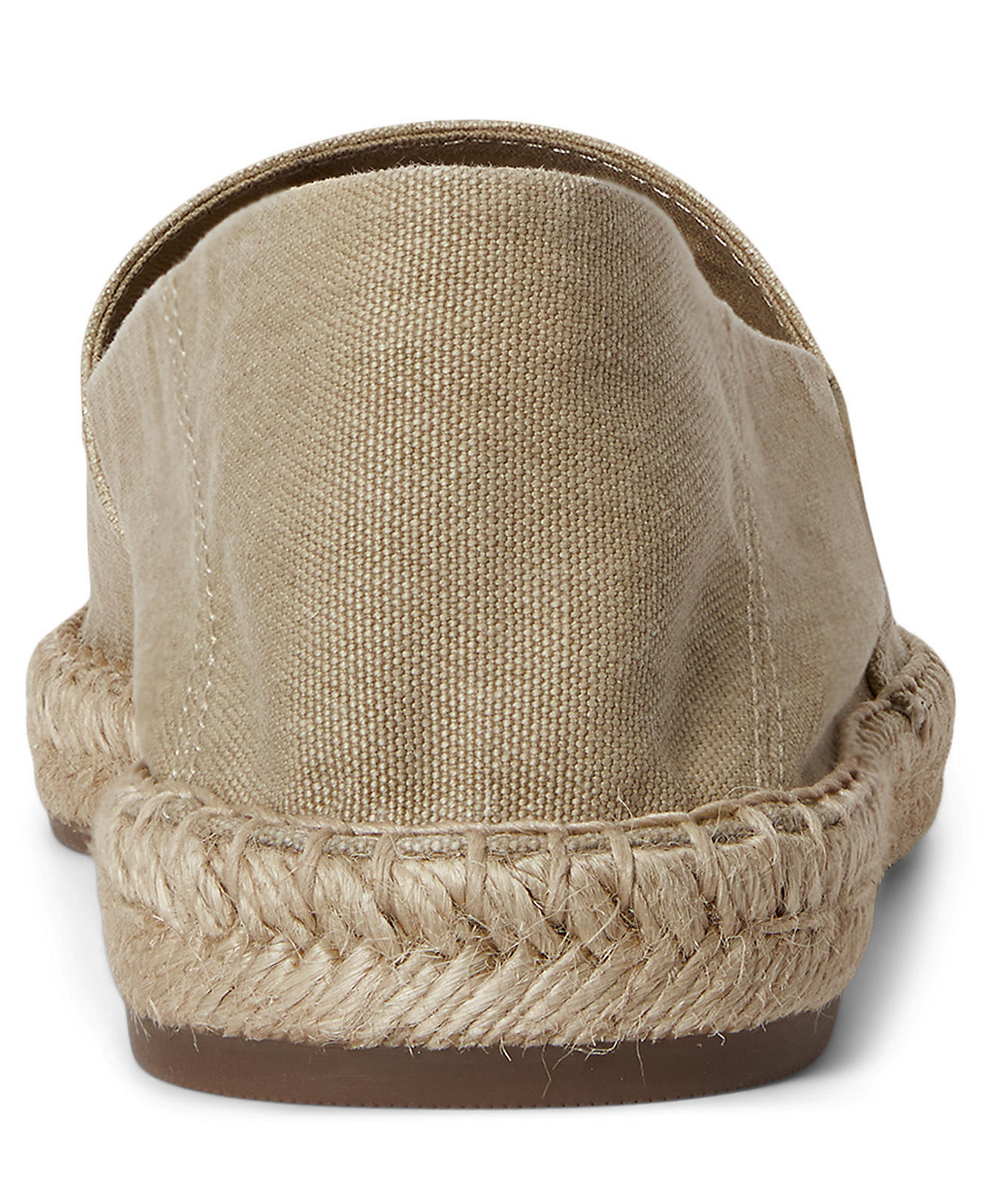 Polo Ralph Lauren Men's Cevio Washed Canvas Collapsible Heel Espadrilles - Khaki