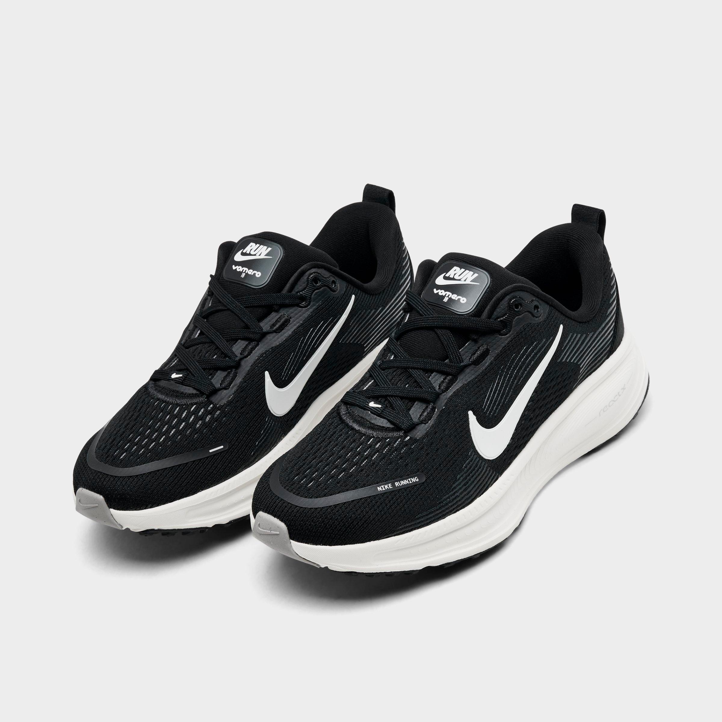 Big Kids' Nithtke Vomero 18 Running Shoes - Part 2 - Black/Summit White - Both shoes facing left
