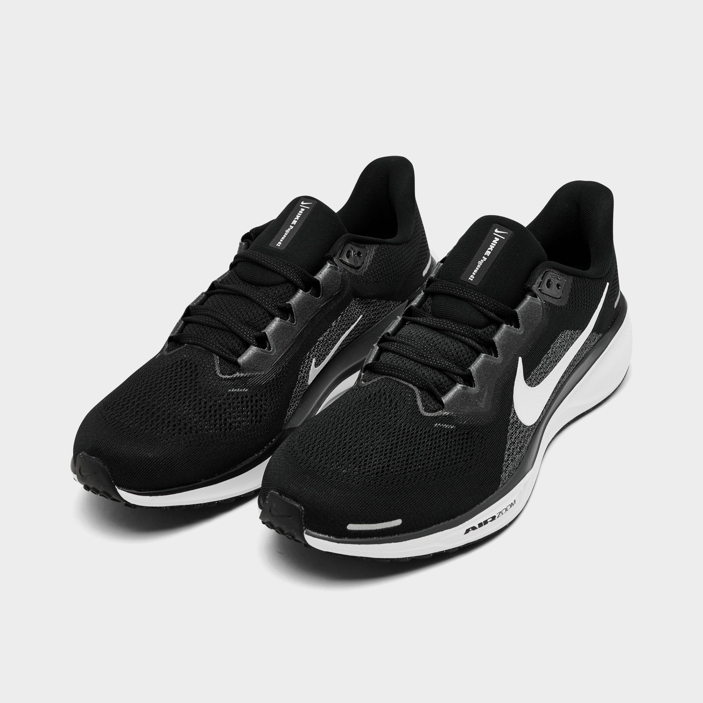 Men's Nithtke Pegasus 41 Running Shoes - Black/Anthracite/White - Both shoes facing left