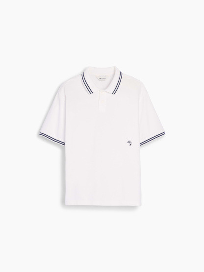 Gap × Malbon Relaxed Polo Shirt - New off white