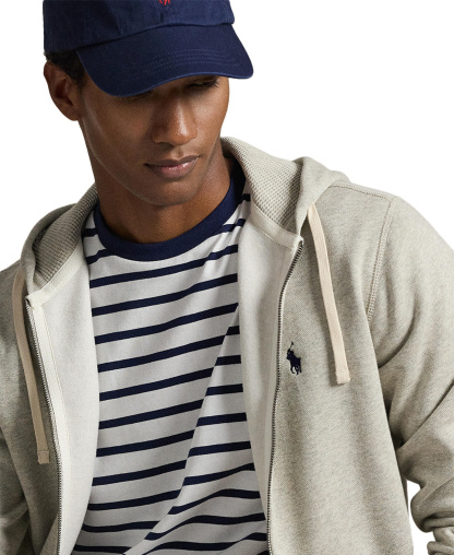 Polo Ralph Lauren Men's Signature Fleece Hoodie - Light Spring Heather