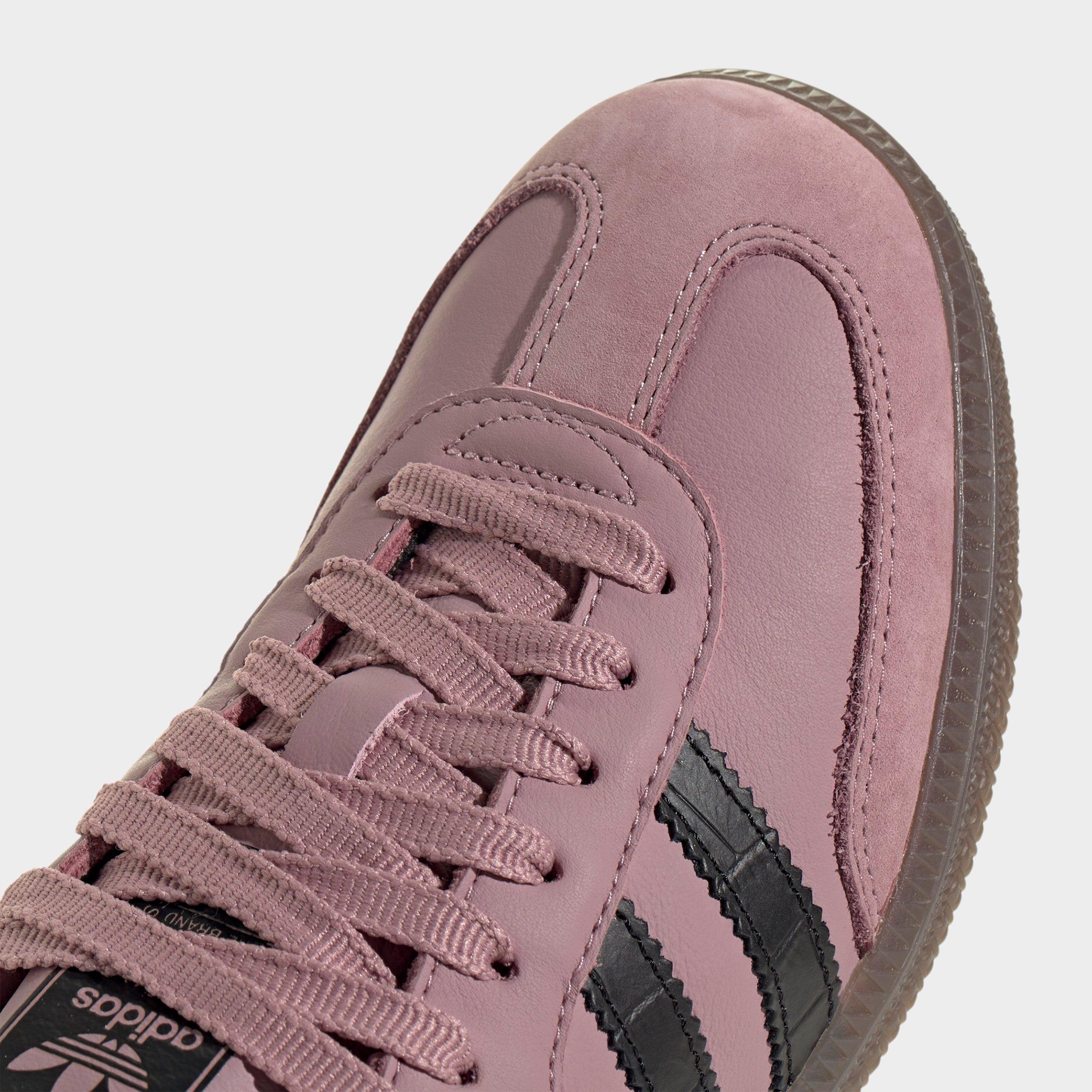 Women's adidas Originals Samba OG Casual Shoes - Part 2 - Magic Mauve/Core Black/Gum - Detail shot