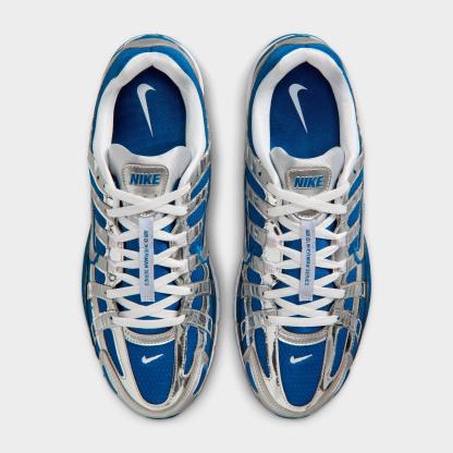Men's Nithtke P-6000 Casual Shoes - Part 1 - Court Blue/White/Metallic Silver - Top view
