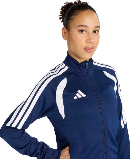 adidas Women's Tiro 26 Quarter-Zip Jacket - Team Navy Blue 2/White