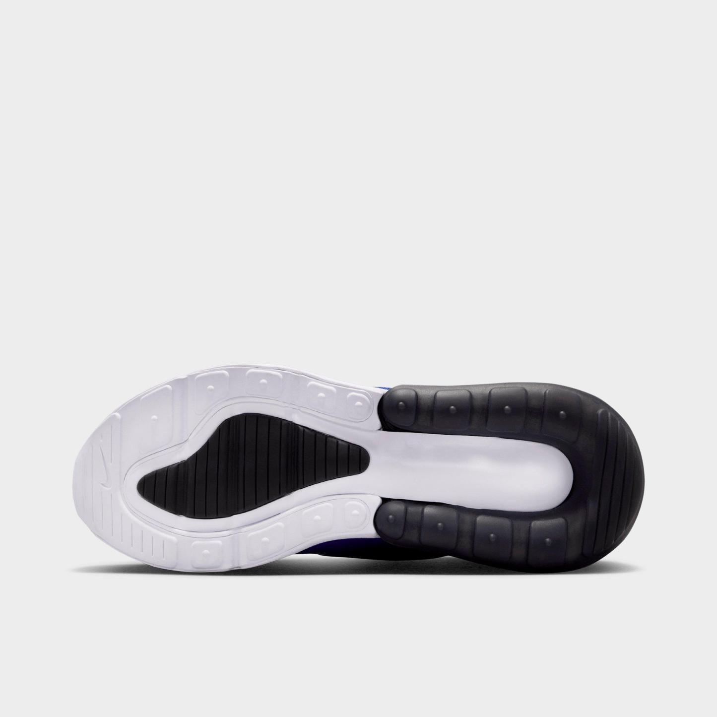 Big Kids' Nithtke Air Max 270 Casual Shoes - Racer Blue/White/Black - Bottom view