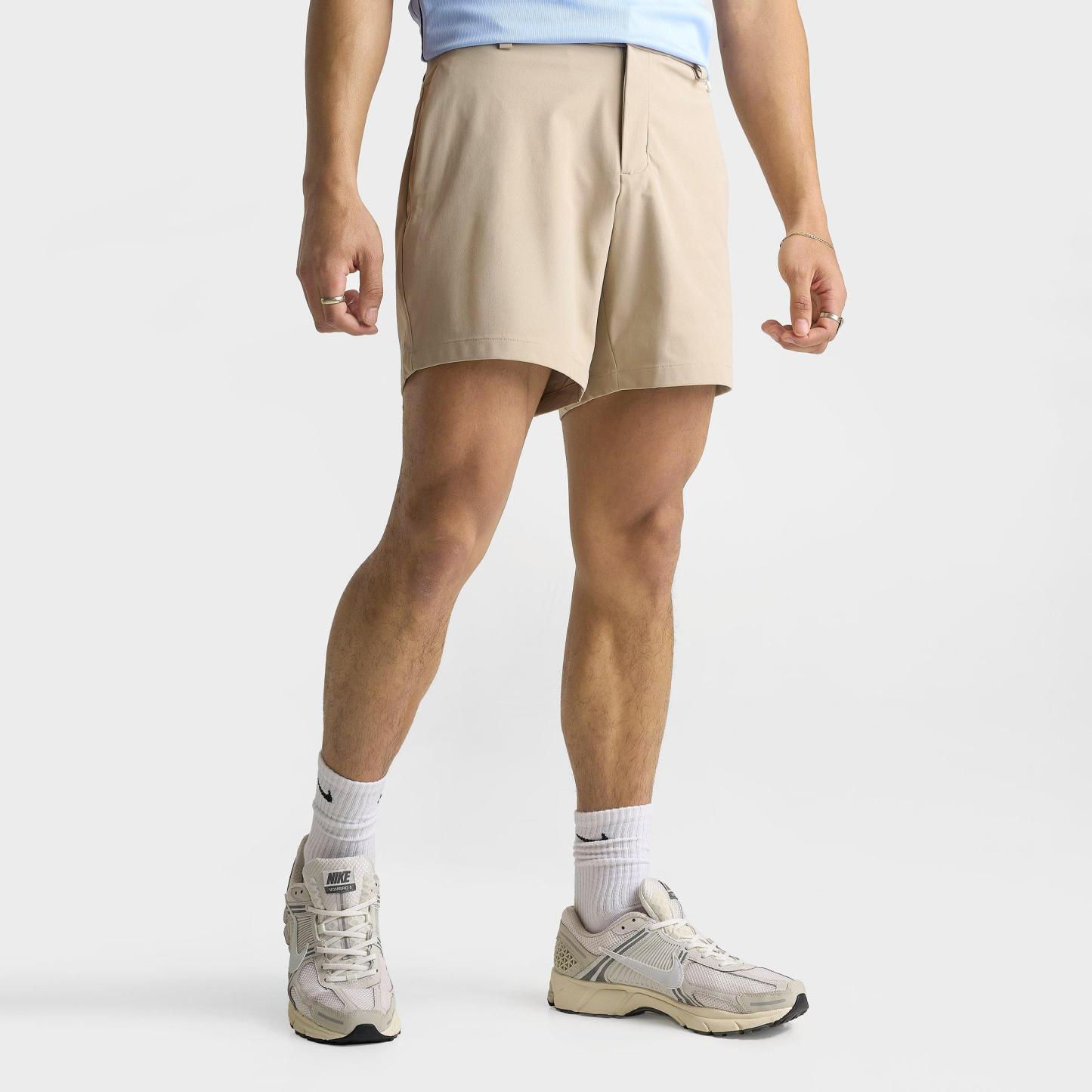 Men's Nithtke 24.7 PerfectStretch Dri-FIT 6" Shorts - Desert Khaki/Sail/Khaki