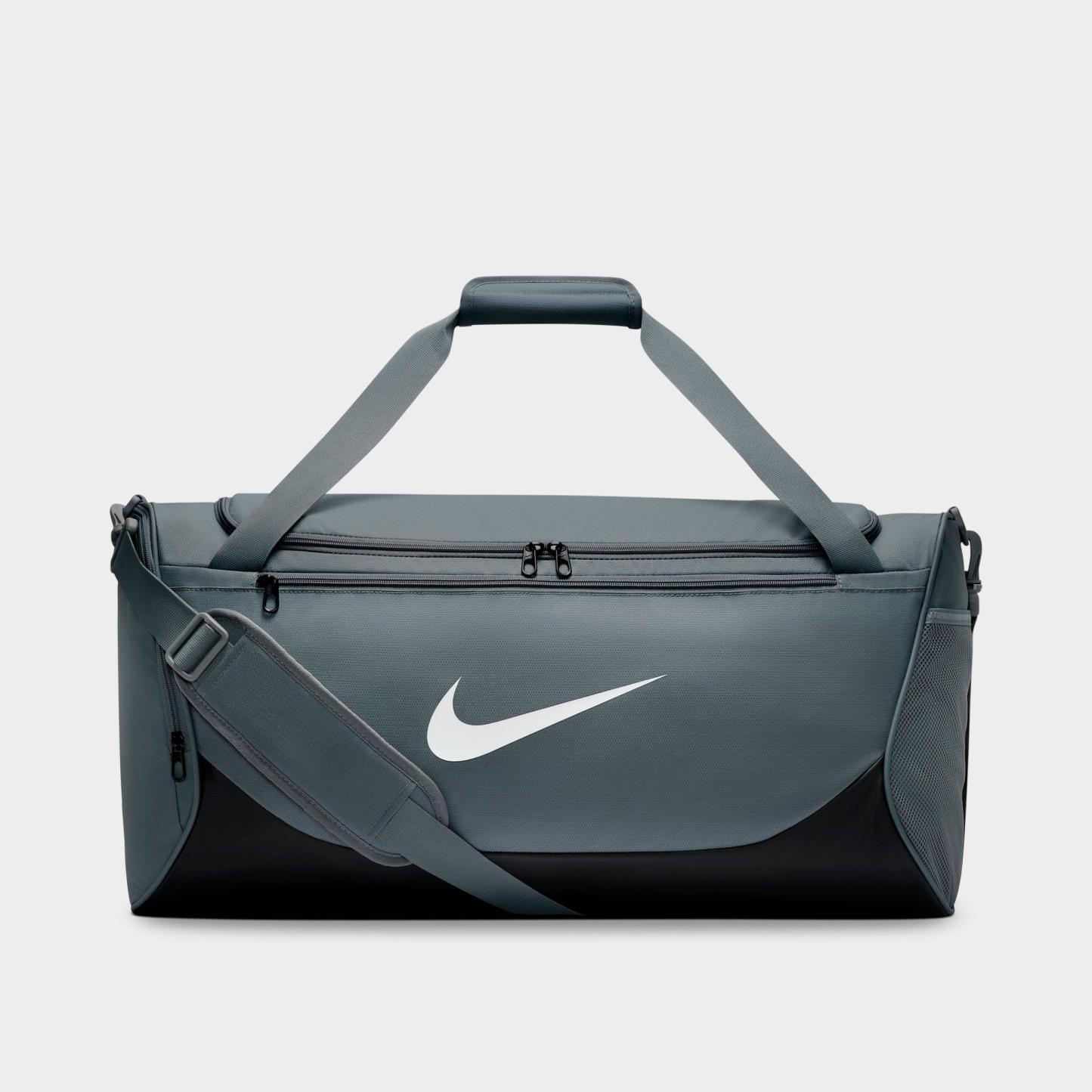 Nithtke Brasilia Training Duffel Bag (Medium, 60L) - Smoke Grey/Black/White