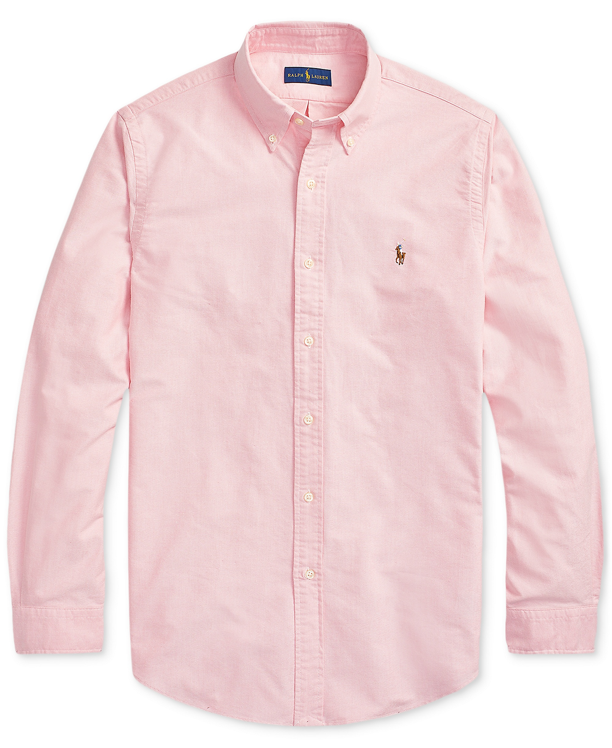 Polo Ralph Lauren Men's Custom Fit Oxford Shirt - Pink