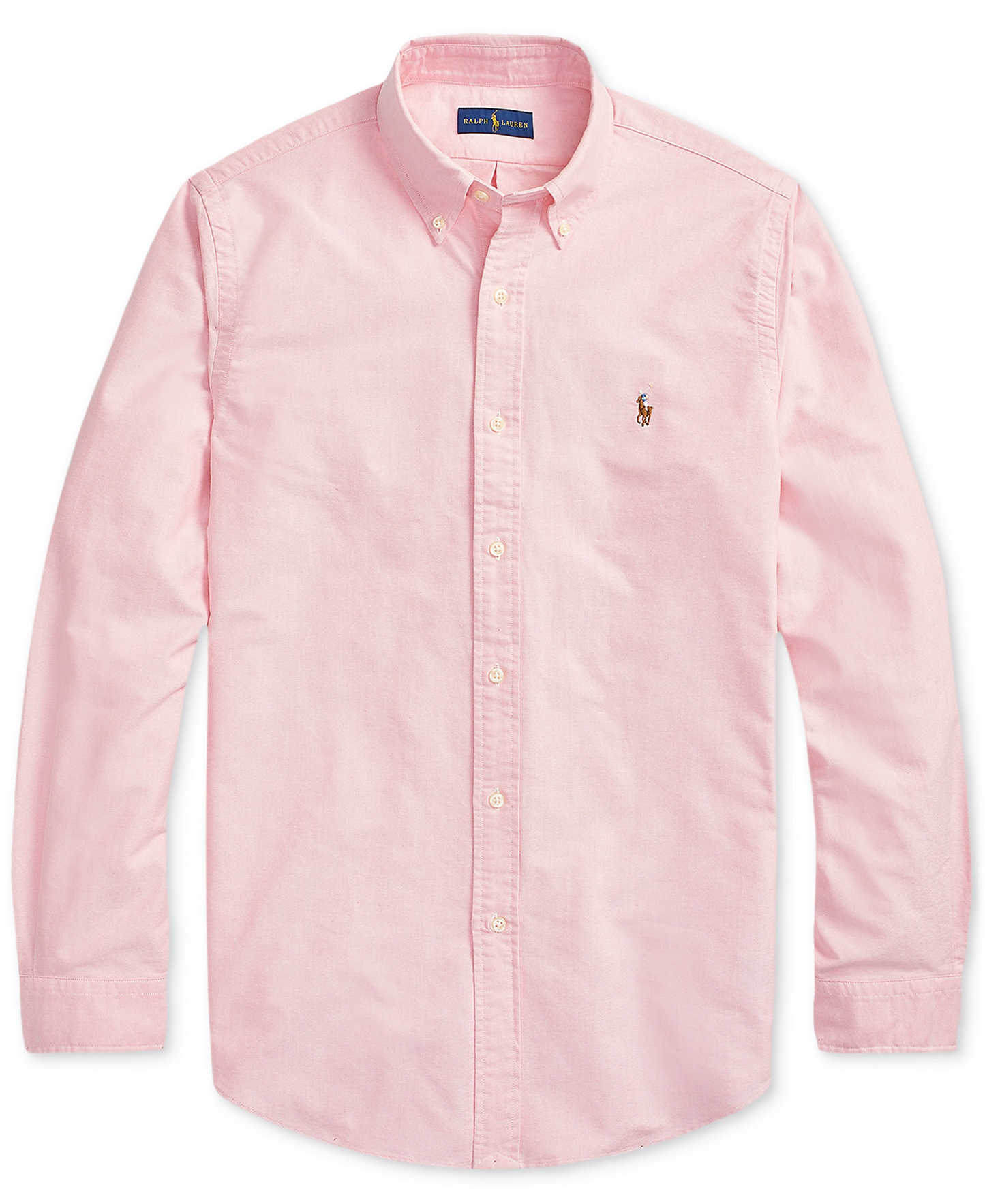 Polo Ralph Lauren Men's Custom Fit Oxford Shirt - Pink