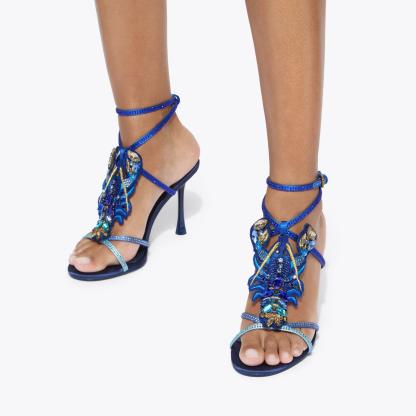 Kurt Geiger London Lobster Sandal - Blue - view 2