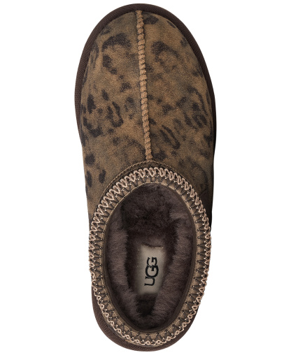UGG Women's Suede Tasman Spotted Slip-On Slippers - Chestnut