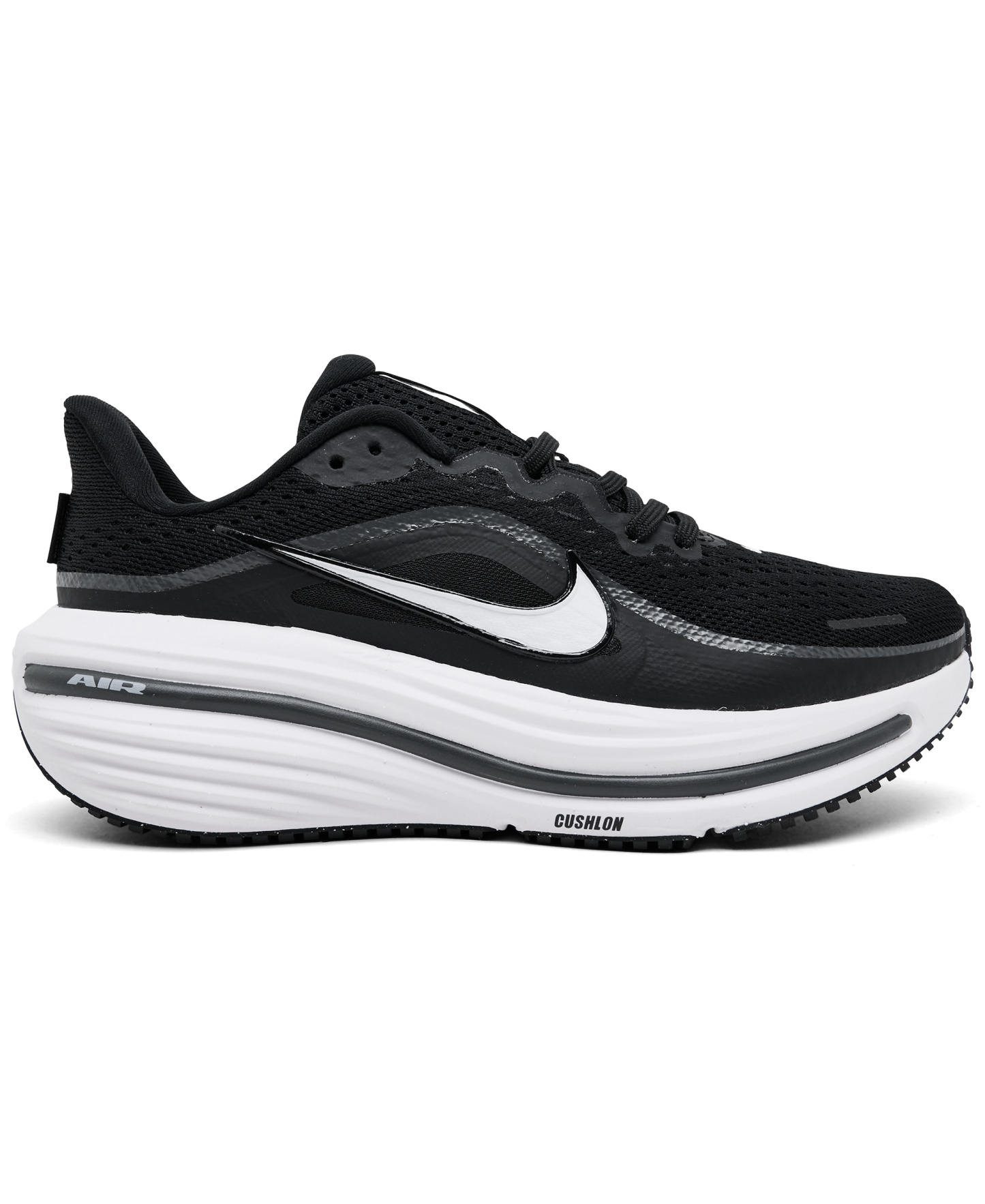 Nike Women's Winflo 12 Wide Width Road Running Sneakers from Finish Line - Black, White