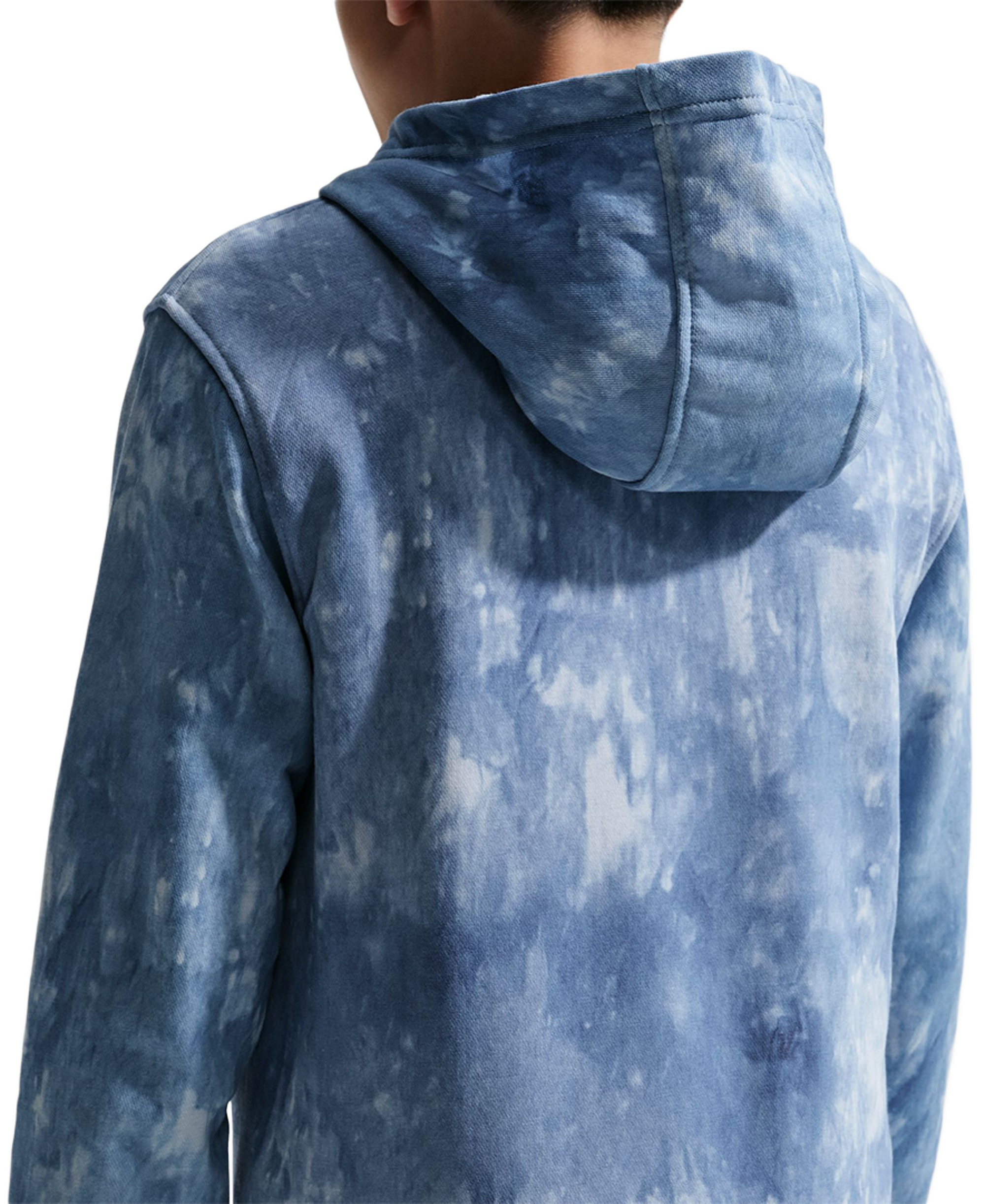 Nike Boys' and Girls' Sportswear Club 8-20 French Terry Hoodie - Hydrogen/Work Blue