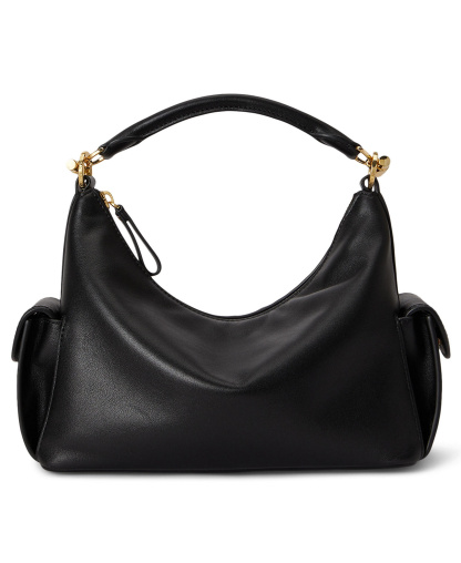 Lauren Ralph Lauren Small Blaike Slim Shoulder Bag - Black