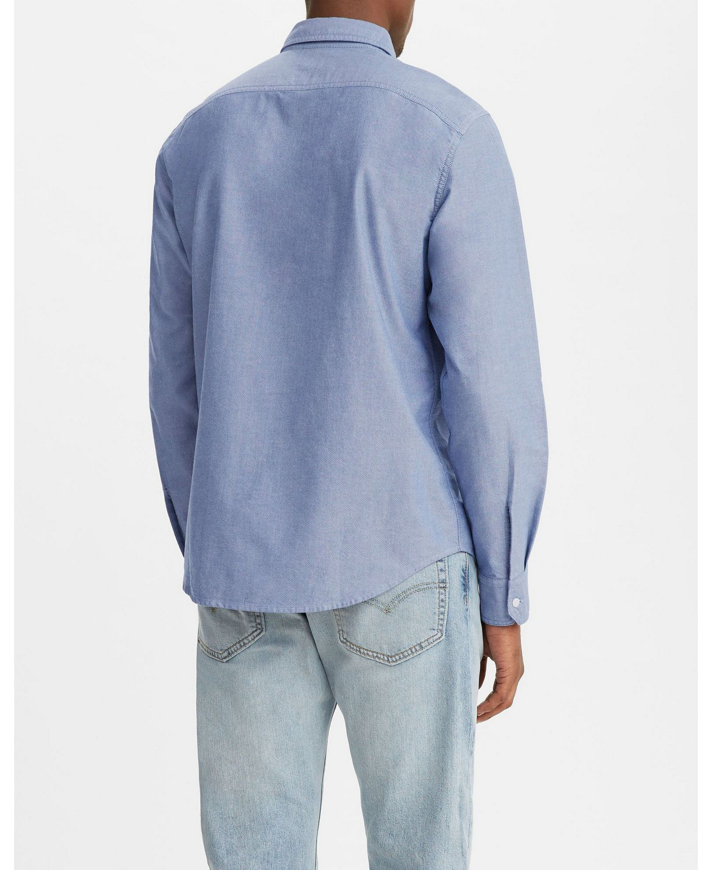 Levi's Men's Classic Pocket Regular-Fit Long-Sleeve Shirt - Navy Peony