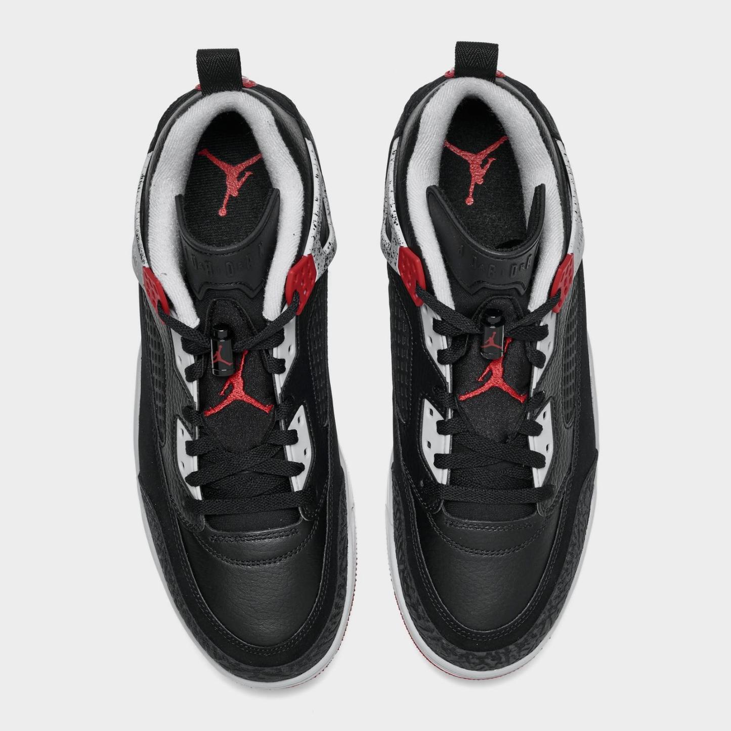 Men's Jordan Spizike Low Casual Shoes - Black/Wolf Grey/White/Gym Red - view 5