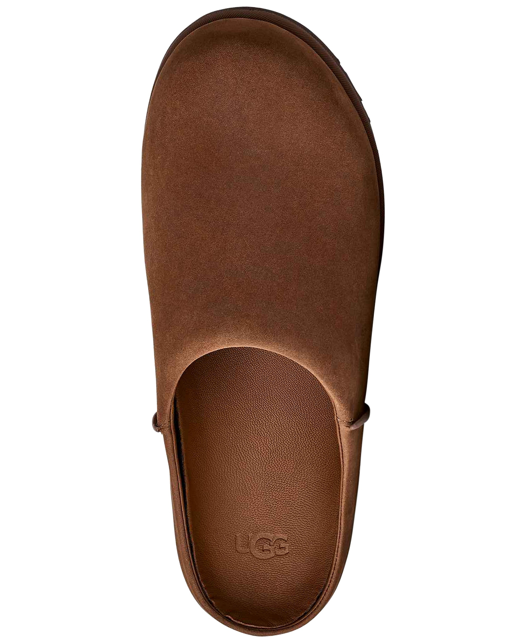 UGG® Men's Otzo Leather Clogs - Dark Chestnut