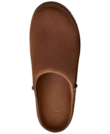 UGG® Men's Otzo Leather Clogs - Dark Chestnut