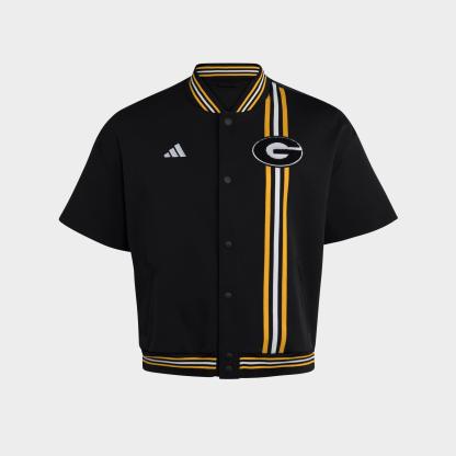 Men's adidas Grambling State Tigers Basketball Warm-Up Top - Black/White