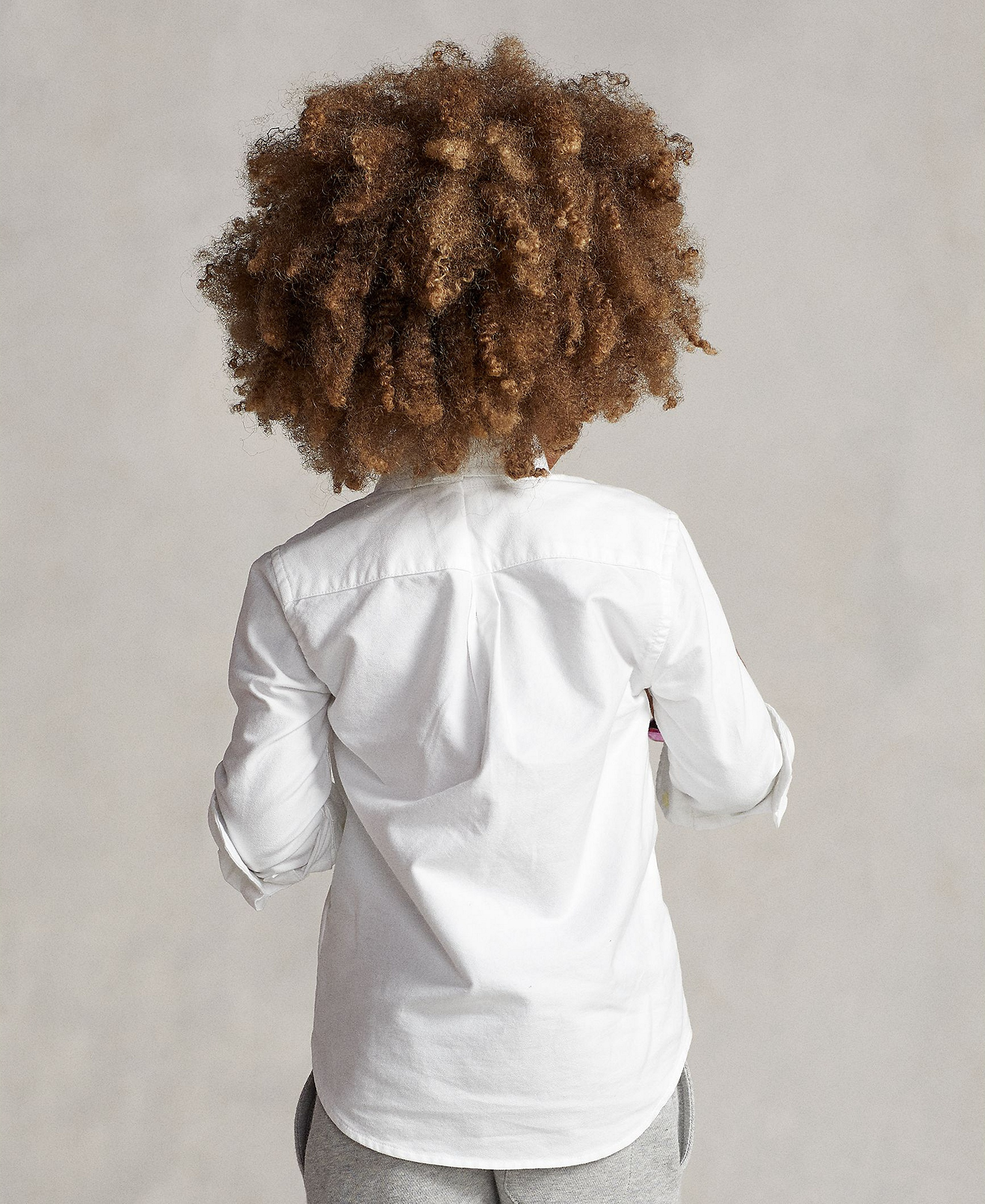 Polo Ralph Lauren Boys' 2T-7 Cotton Oxford Shirt - White