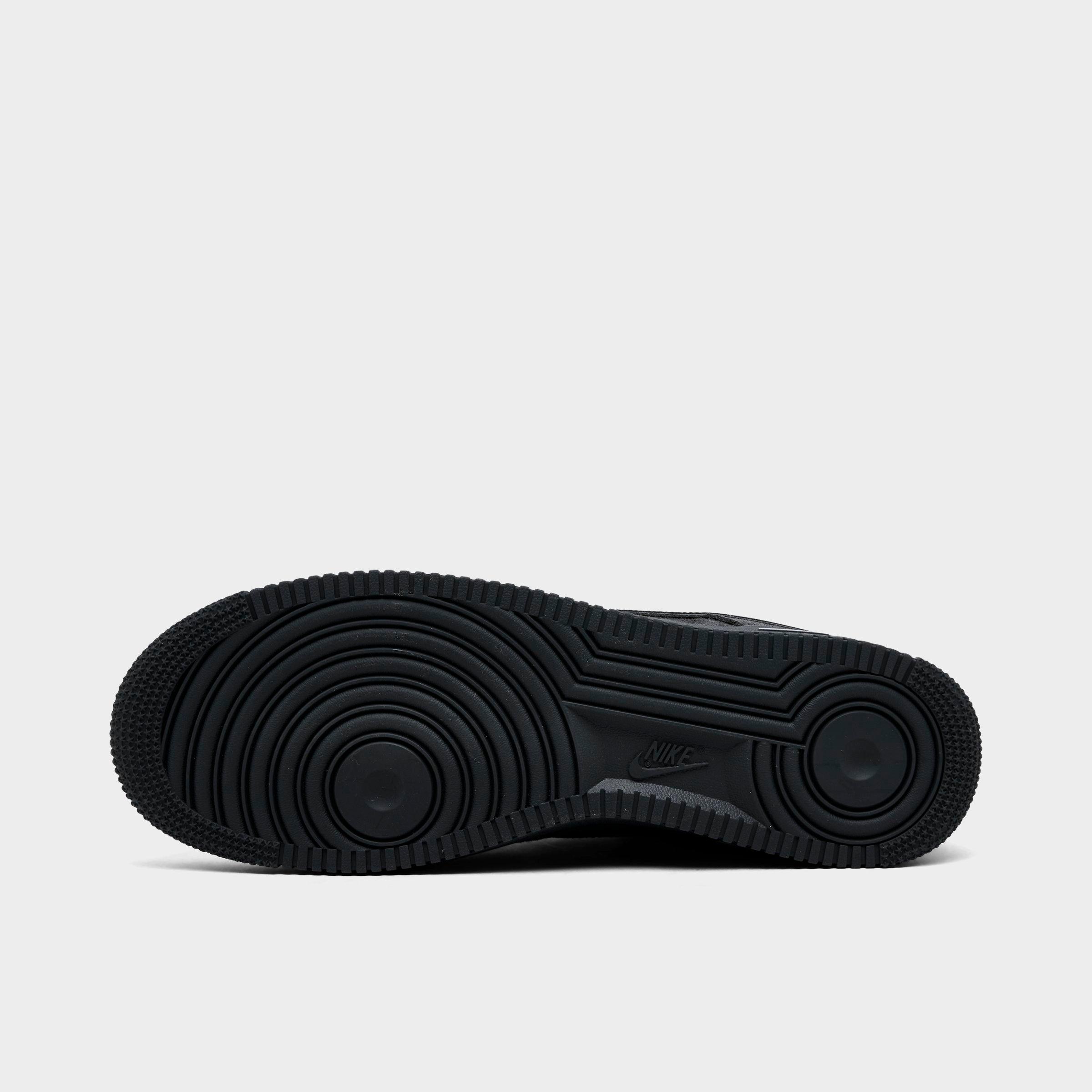 Men's Nithtke Air Force 1 '07 LV8 Casual Shoes - Part 2 - Anthracite/Anthracite - Bottom view