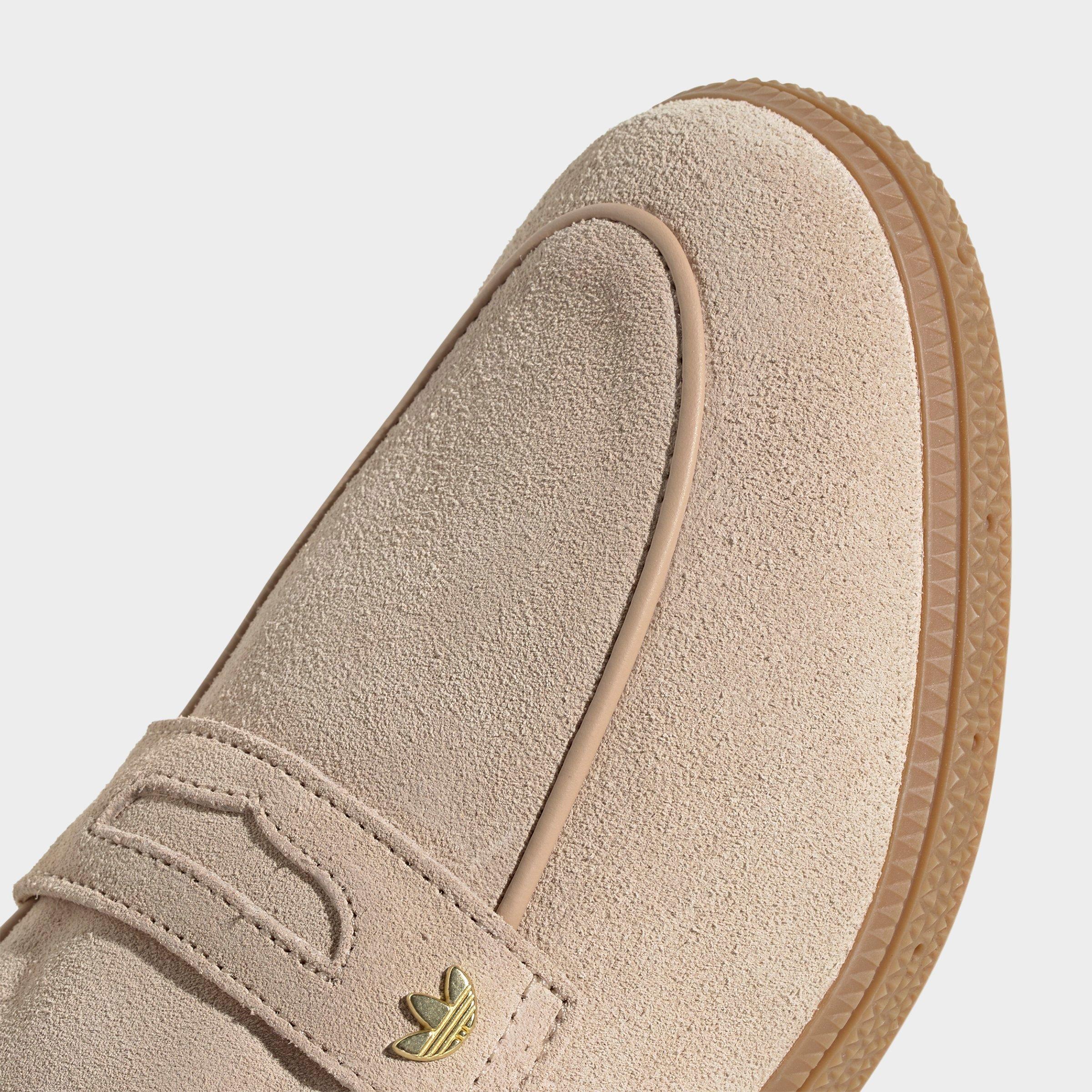 Women's adidas Originals Handball Spezial Loafer Casual Shoes - Part 1 - Magic Beige/Magic Beige/Gum - Detail shot