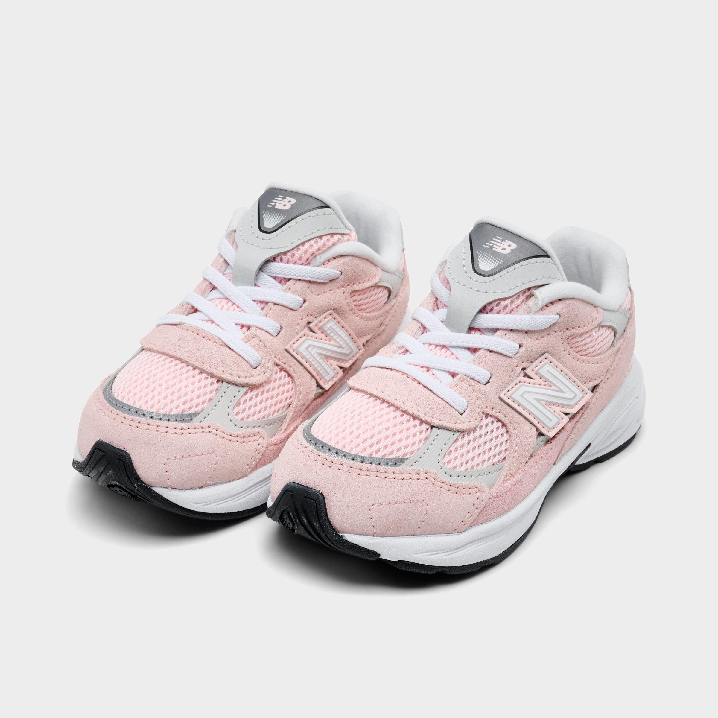 Kids' Toddler New Balance 2010 Stretch Lace Casual Shoes - Shell Pink/Grey Matte - view 2