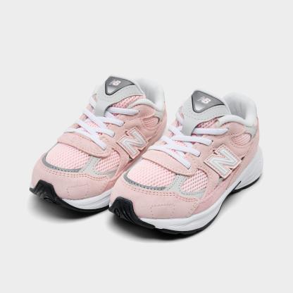 Kids' Toddler New Balance 2010 Stretch Lace Casual Shoes - Shell Pink/Grey Matte - view 2