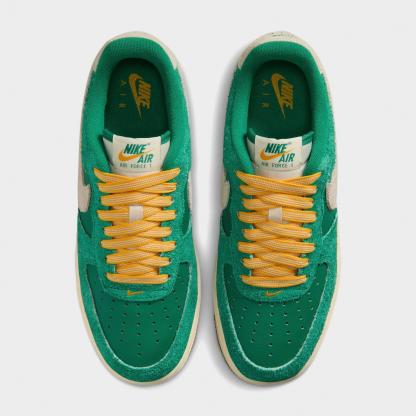 Women's Nithtke Air Force 1 '07 Casual Shoes - Malachite/University Gold/Gum Medium Brown/Coconut Milk - Top view
