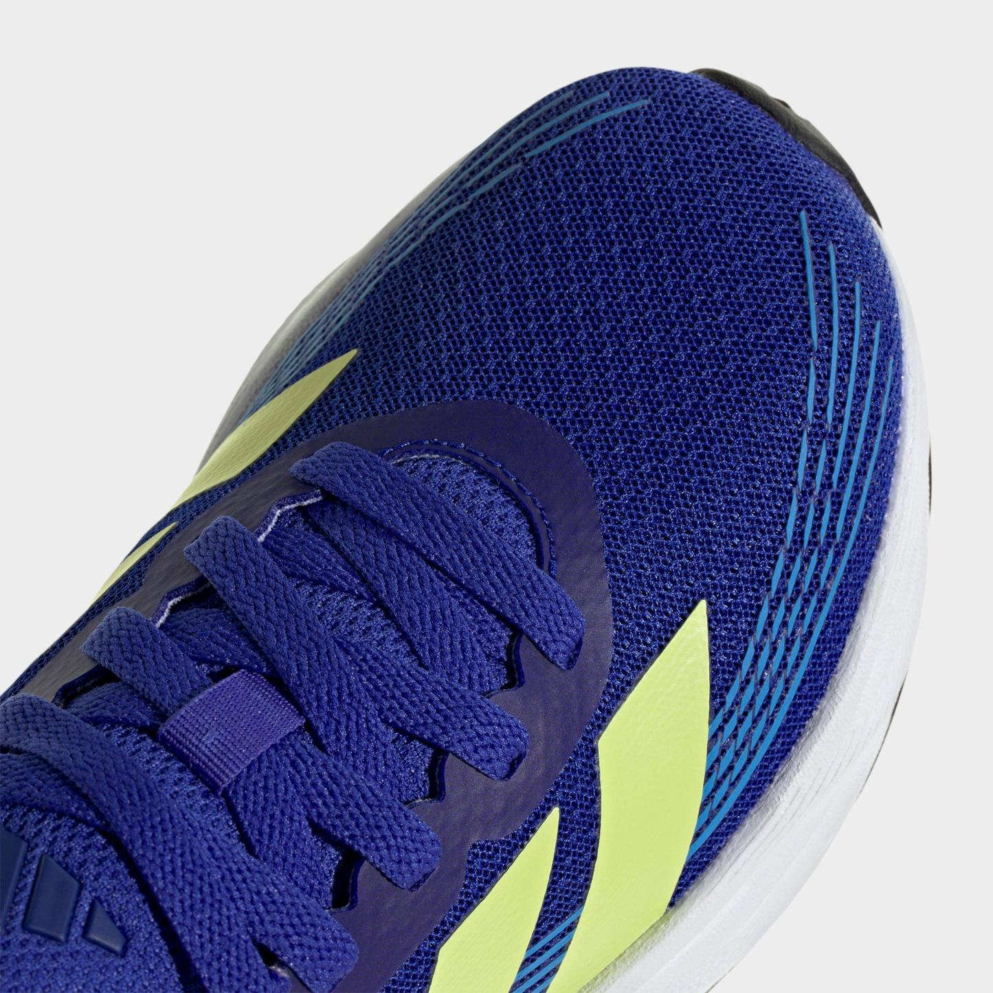 Big Kids' adidas Galaxy 8 Running Shoes - Lucid Blue/Frozen Lemon/Lucid Ray Blue - Detail shot
