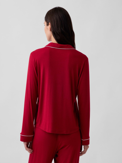 SoftMade Modal PJ Top - Sled red