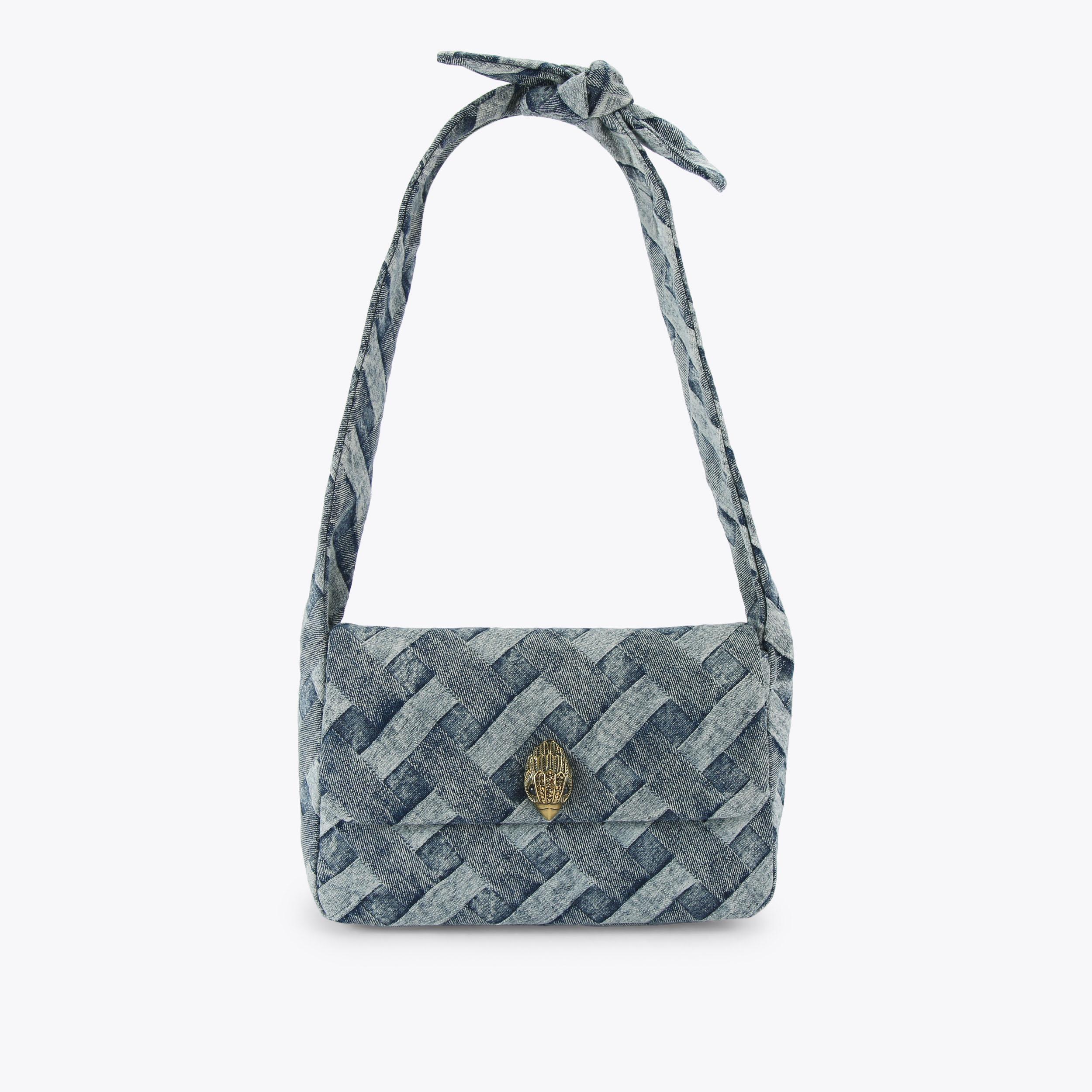Kurt Geiger London Kensington Knot Shoulder Bag - Blue