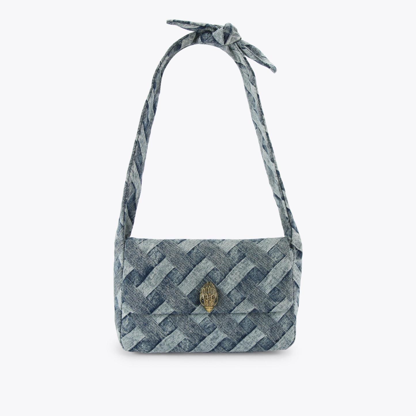 Kurt Geiger London Kensington Knot Shoulder Bag - Blue