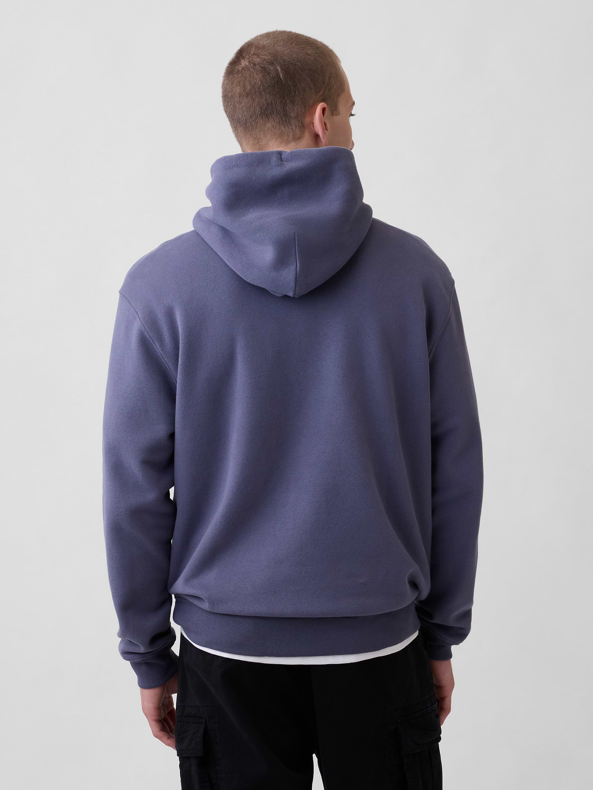 Adult VintageSoft Arch Logo Hoodie - Storm blue