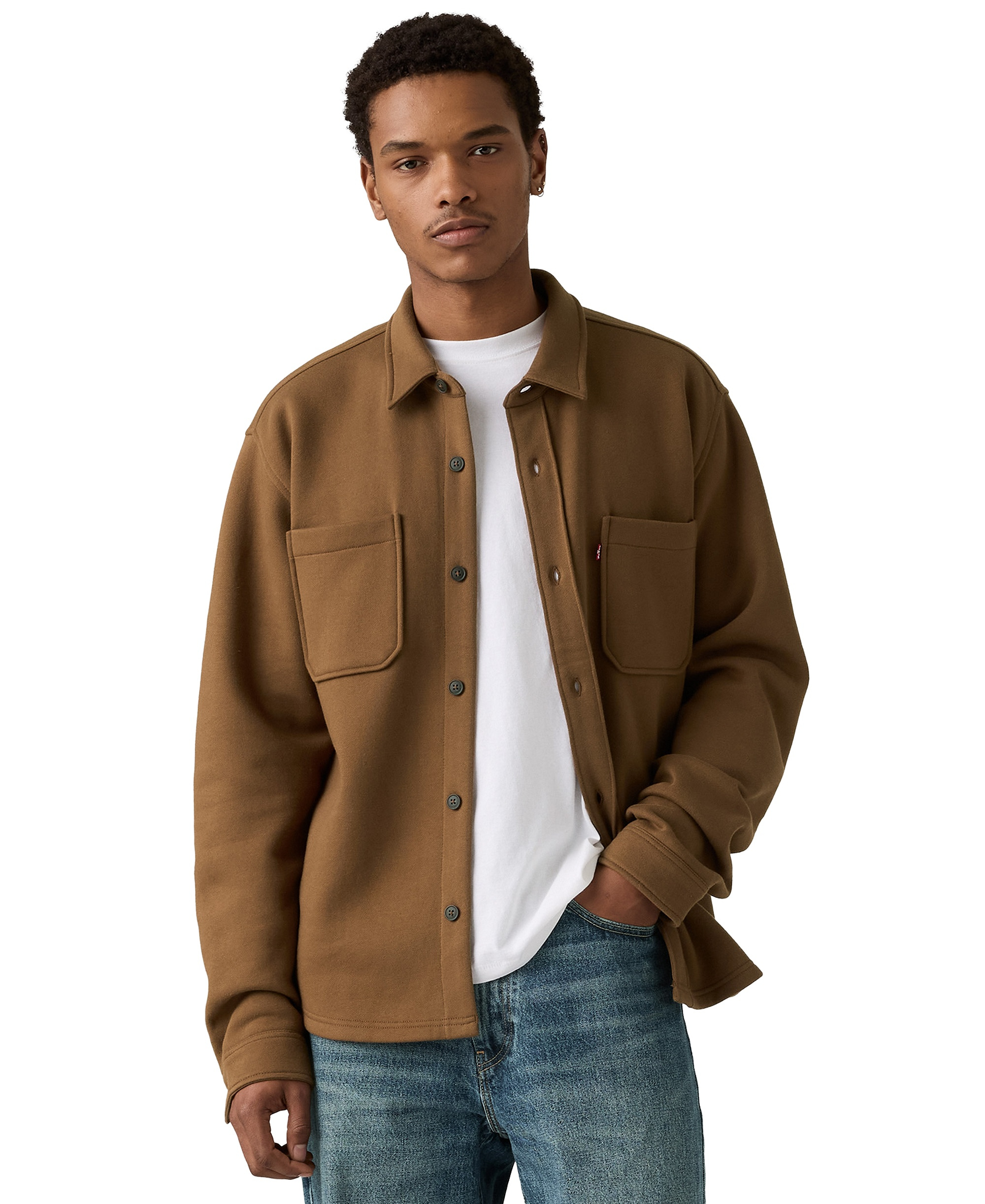 Levi's Men's Norwood Long-Sleeve Worker Shirt - Bison