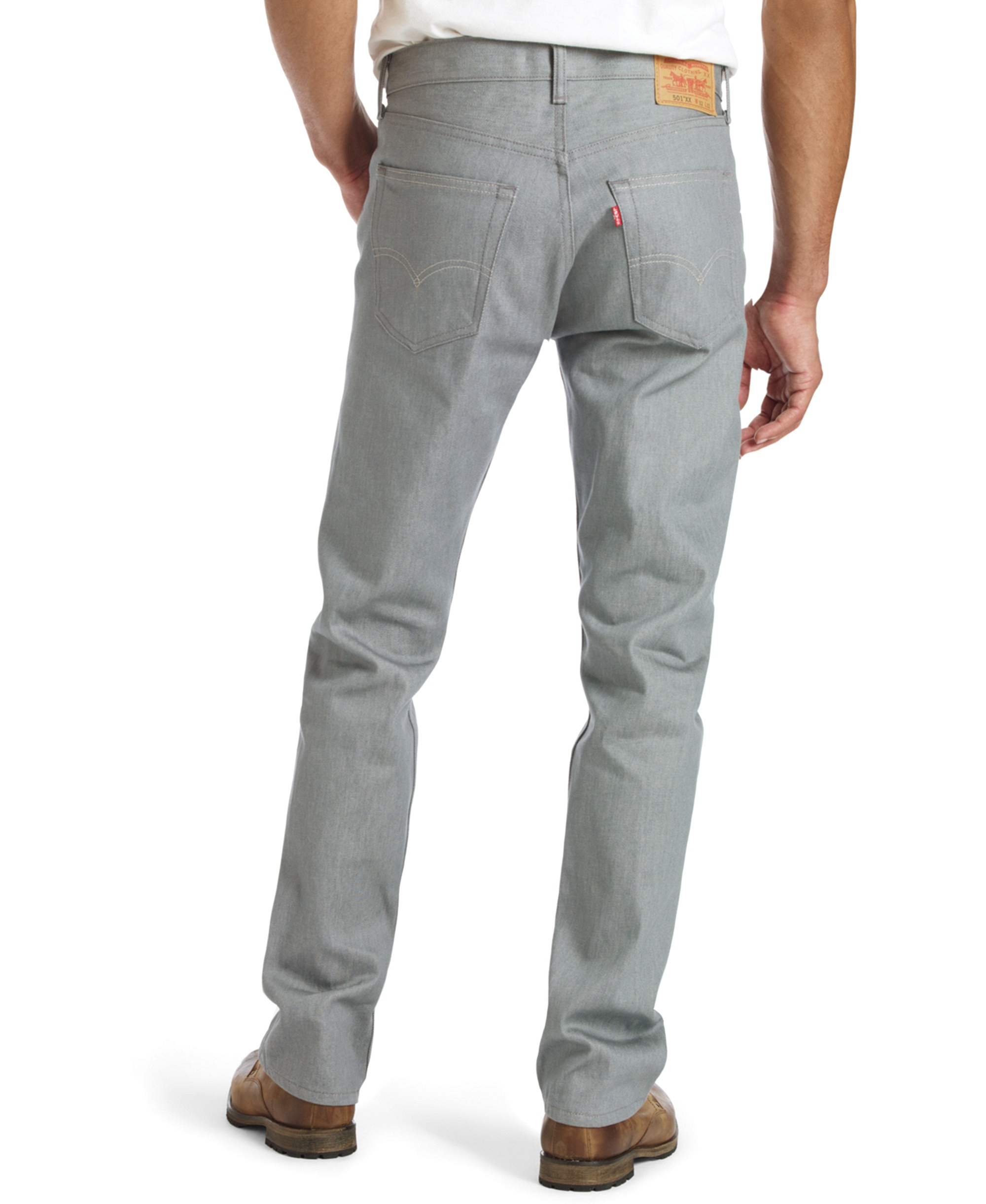 Levi's Men's 501® Original Shrink-to-Fit™ Non-Stretch Jeans - Silver Rigid