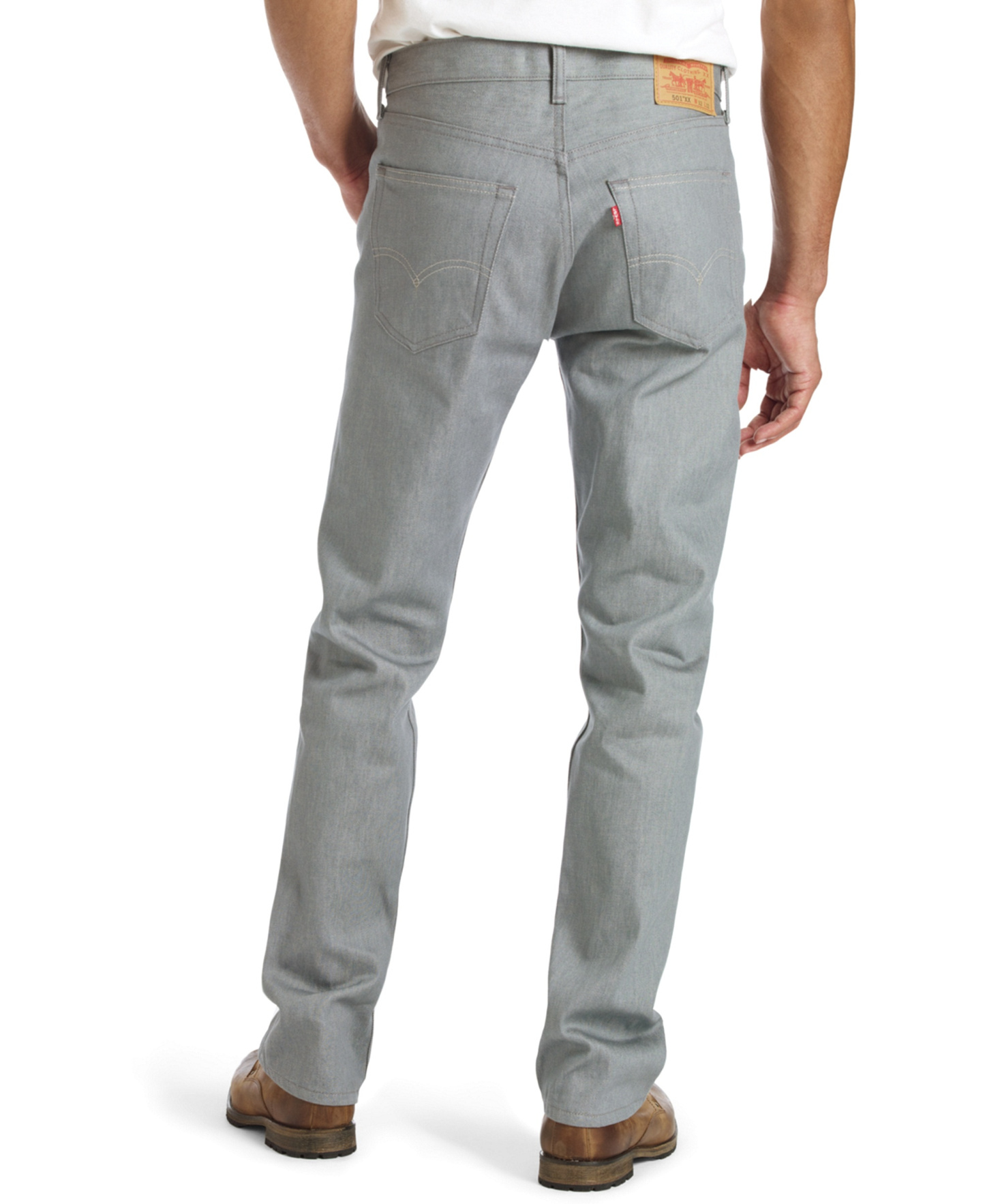 Levi's Men's 501® Original Shrink-to-Fit™ Non-Stretch Jeans - Silver Rigid