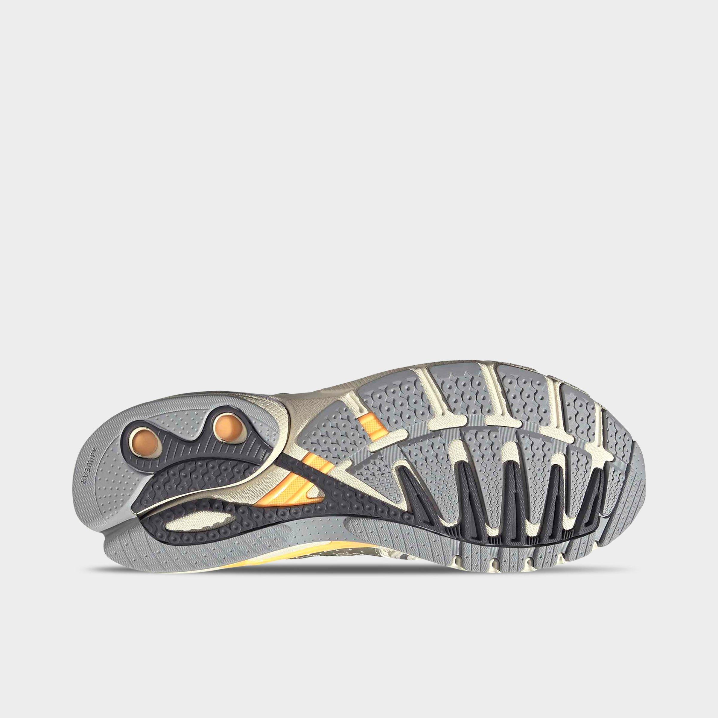 Men's adidas Adistar Control 5 Casual Shoes - Part 2 - Cloud White/Halo Silver/Acid Orange - Bottom view