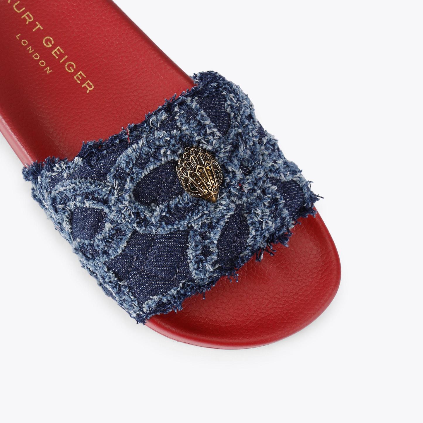 Kurt Geiger London Meena Eagle Sandal - Blue - view 5