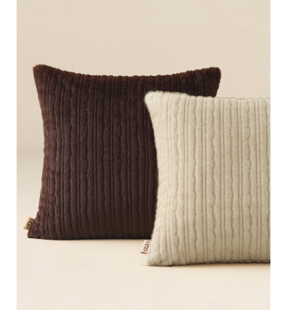 UGG® Jennis Euro Pillow, 24" x 24" - Burnt Cedar