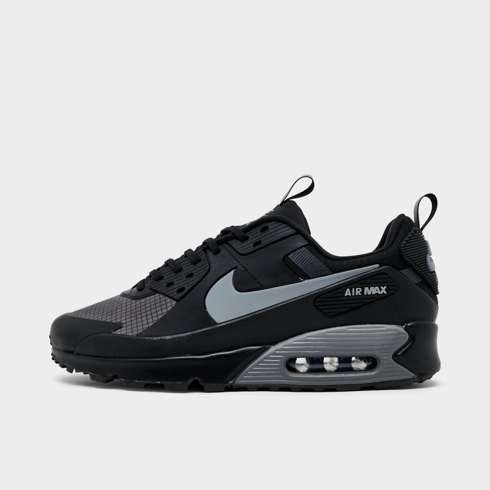 Men's Nike Air Max 90 Drift Casual Shoes - Black/Wolf Grey/Anthracite